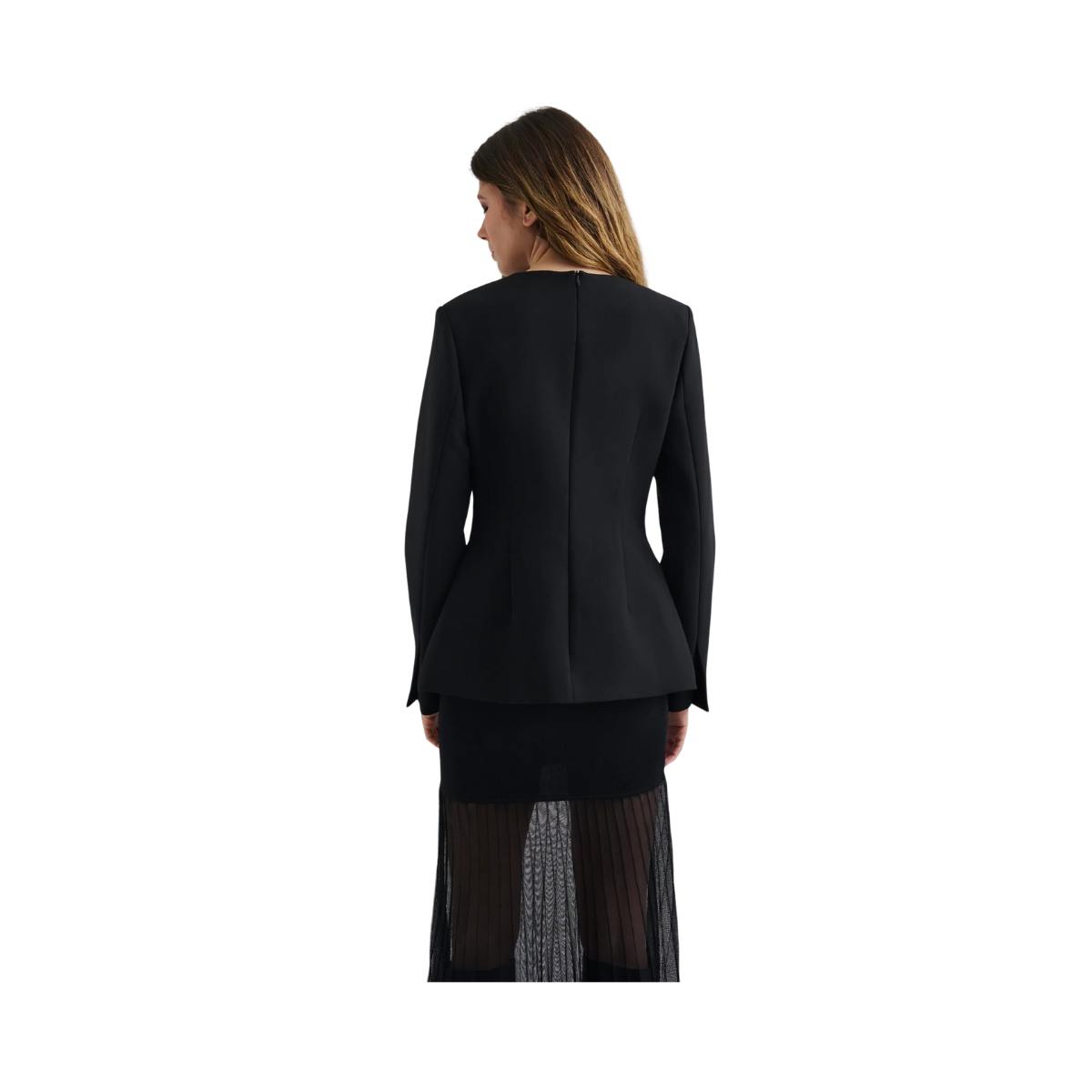 Athina Tailored Long Sleeve - Black