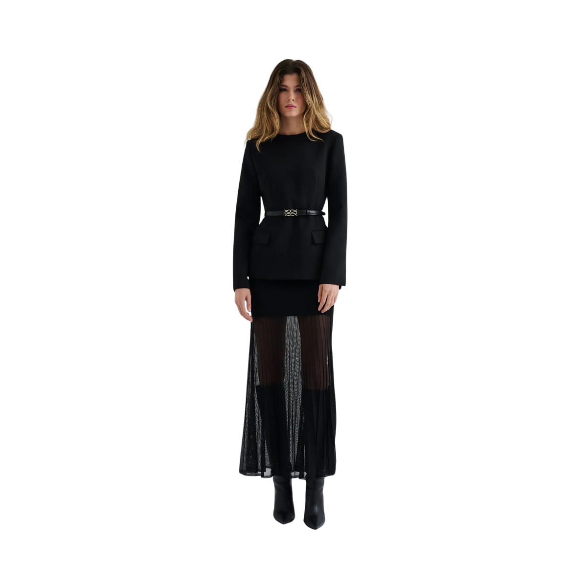 Athina Tailored Long Sleeve - Black