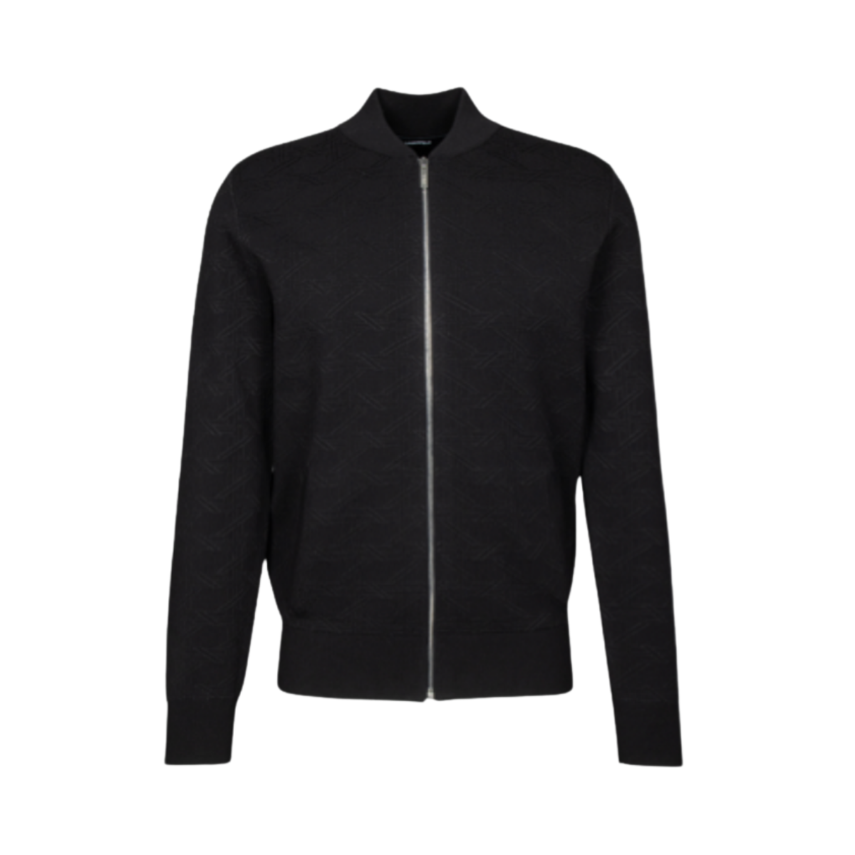 Knit Zip Jacket - 990 BLACK