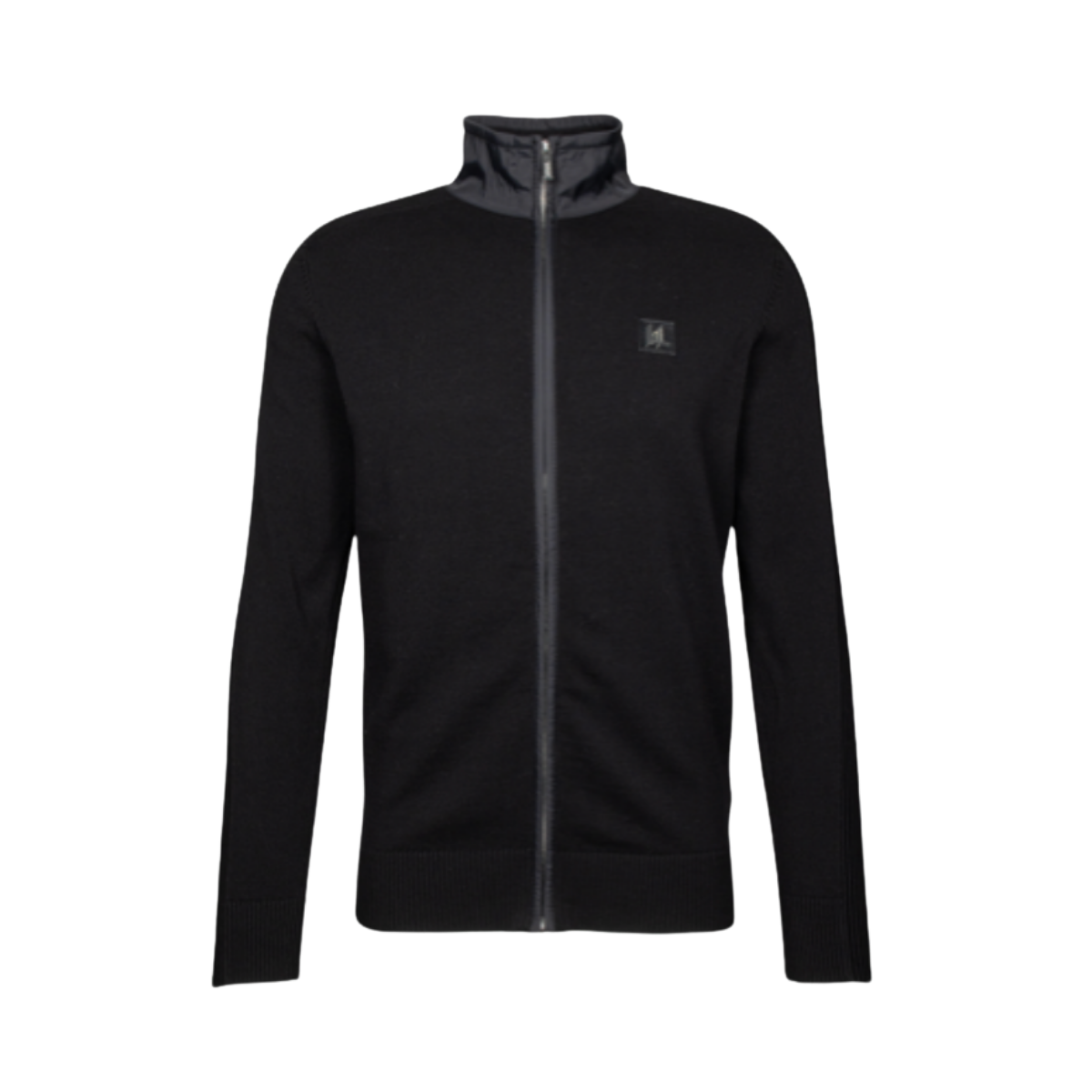 Knit Zip Jacket - 990 BLACK