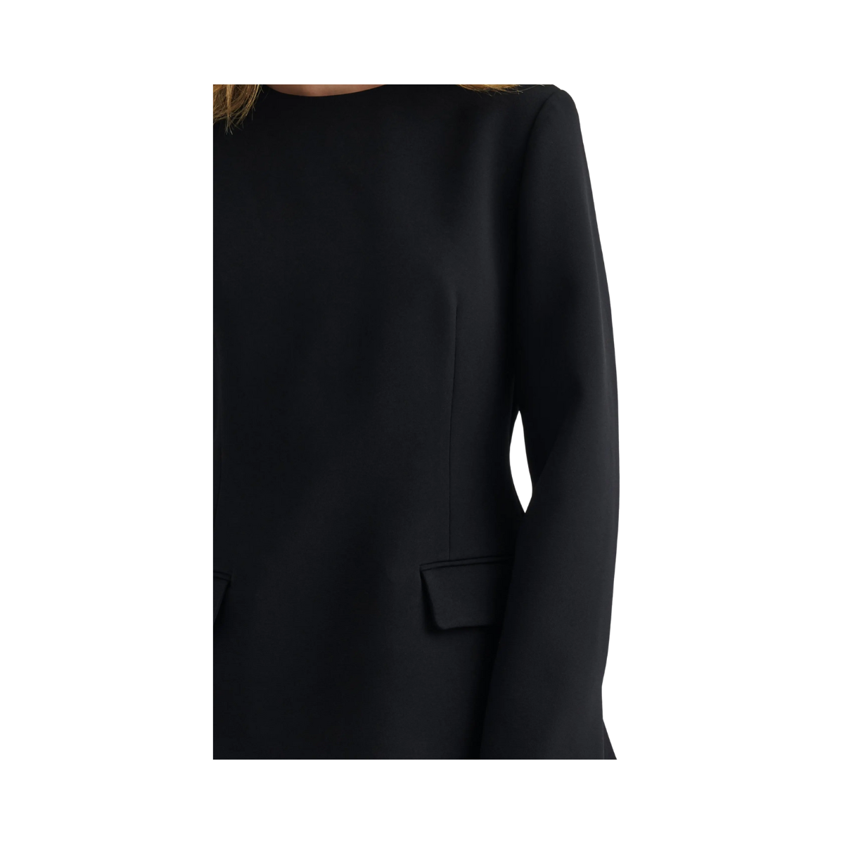 Athina Tailored Long Sleeve - Black