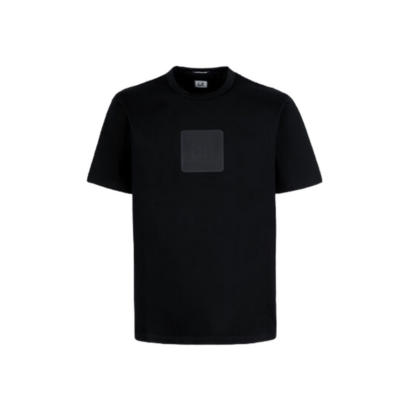 Mercerized Jersey Logo Badge T-shirt - Black