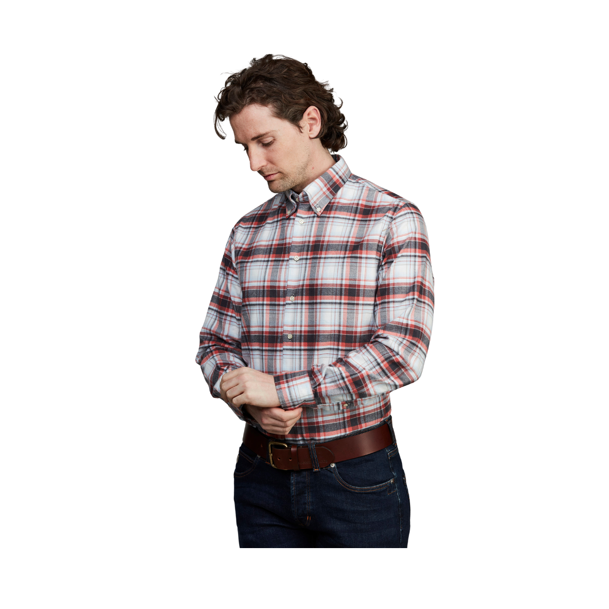 Twill Flanel Shirt - Light Blue
