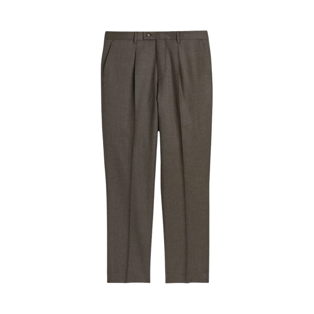 Stretch Flannel Mark N - Dark brown