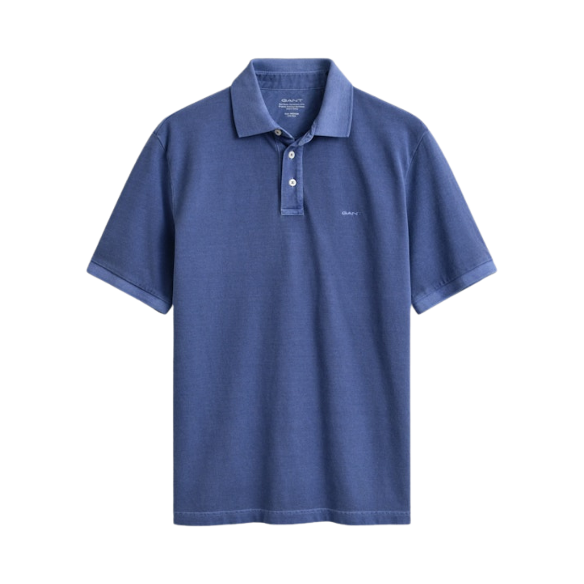 Sunfaded SS Polo - Vintage Blue