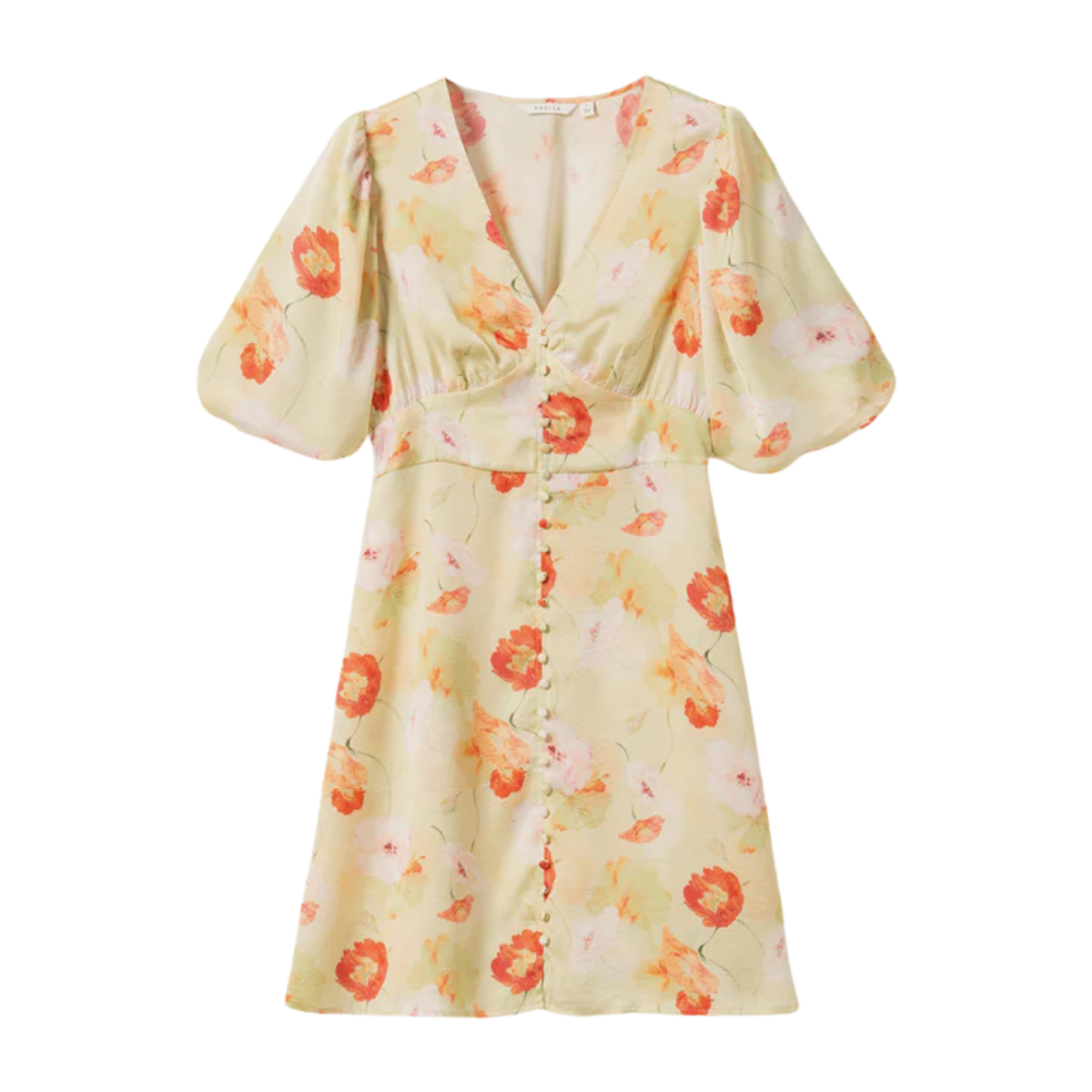 N-Lilliana Dress - Delina Green Print