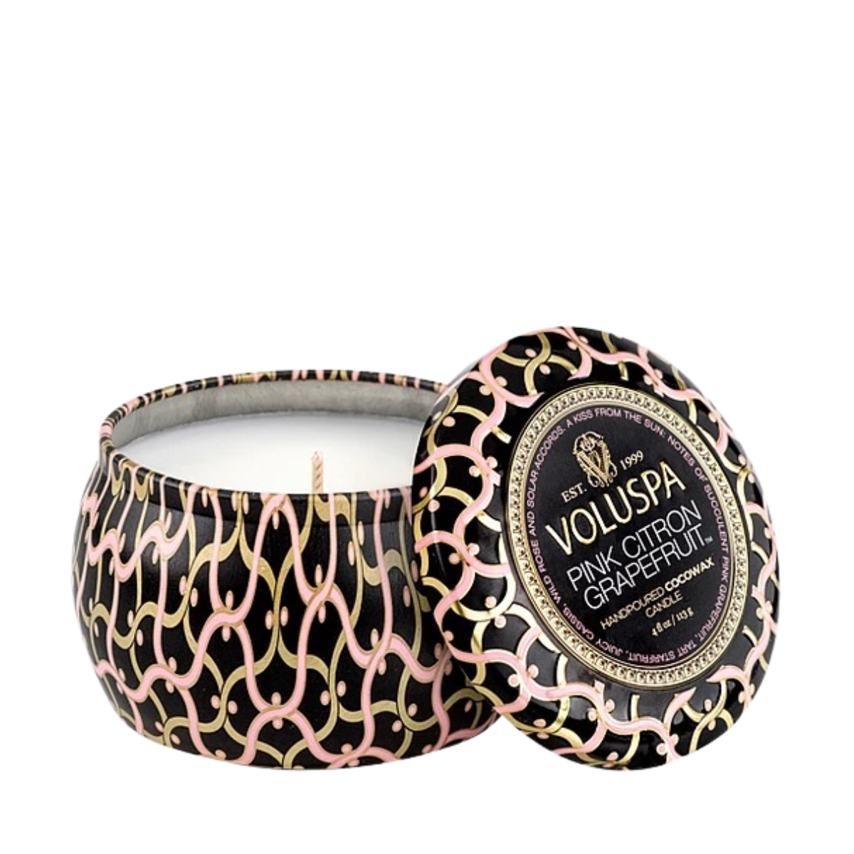 Mini Tin Candle - 5 Pink Citron Grapefruit