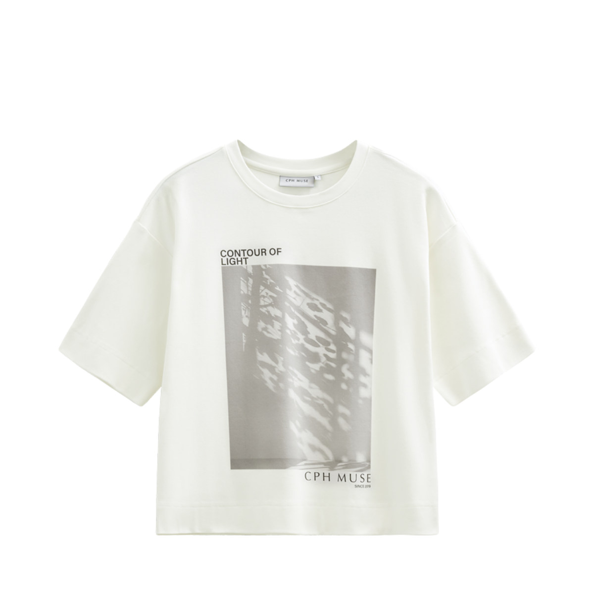 CMMuse Tee - Jet Stream w. Black