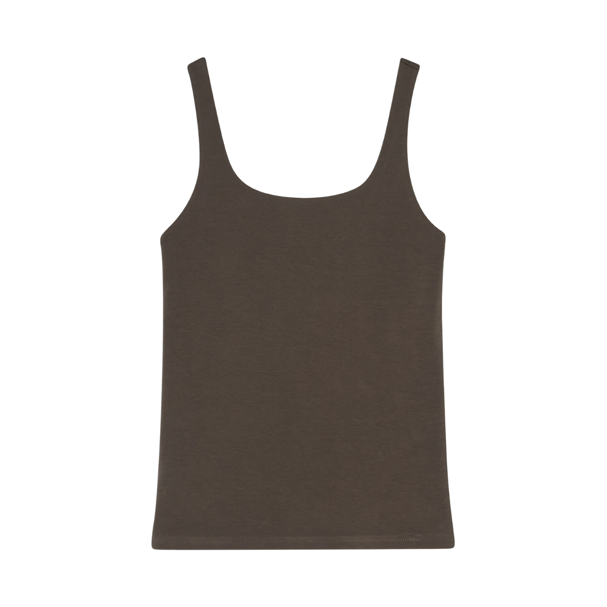 Tank Scoop Back - ESPRESSO