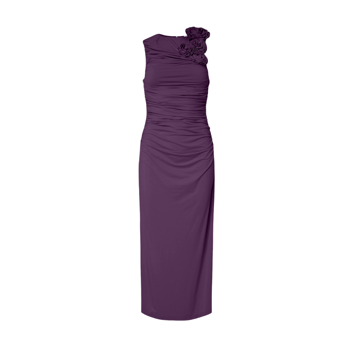 YASDona Long Dress - Wineberry