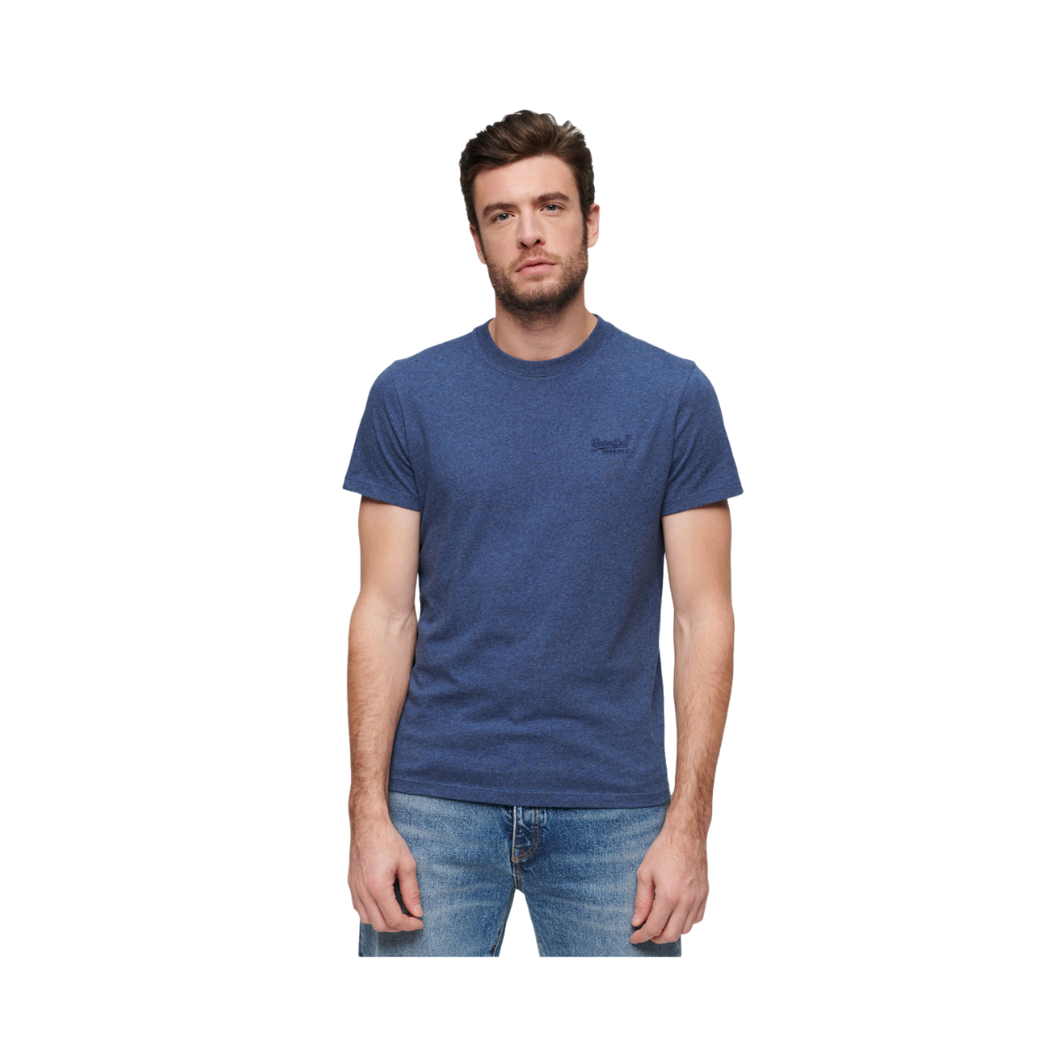 Essential Logo EMB Tee - 5ED Bright Blue Grit