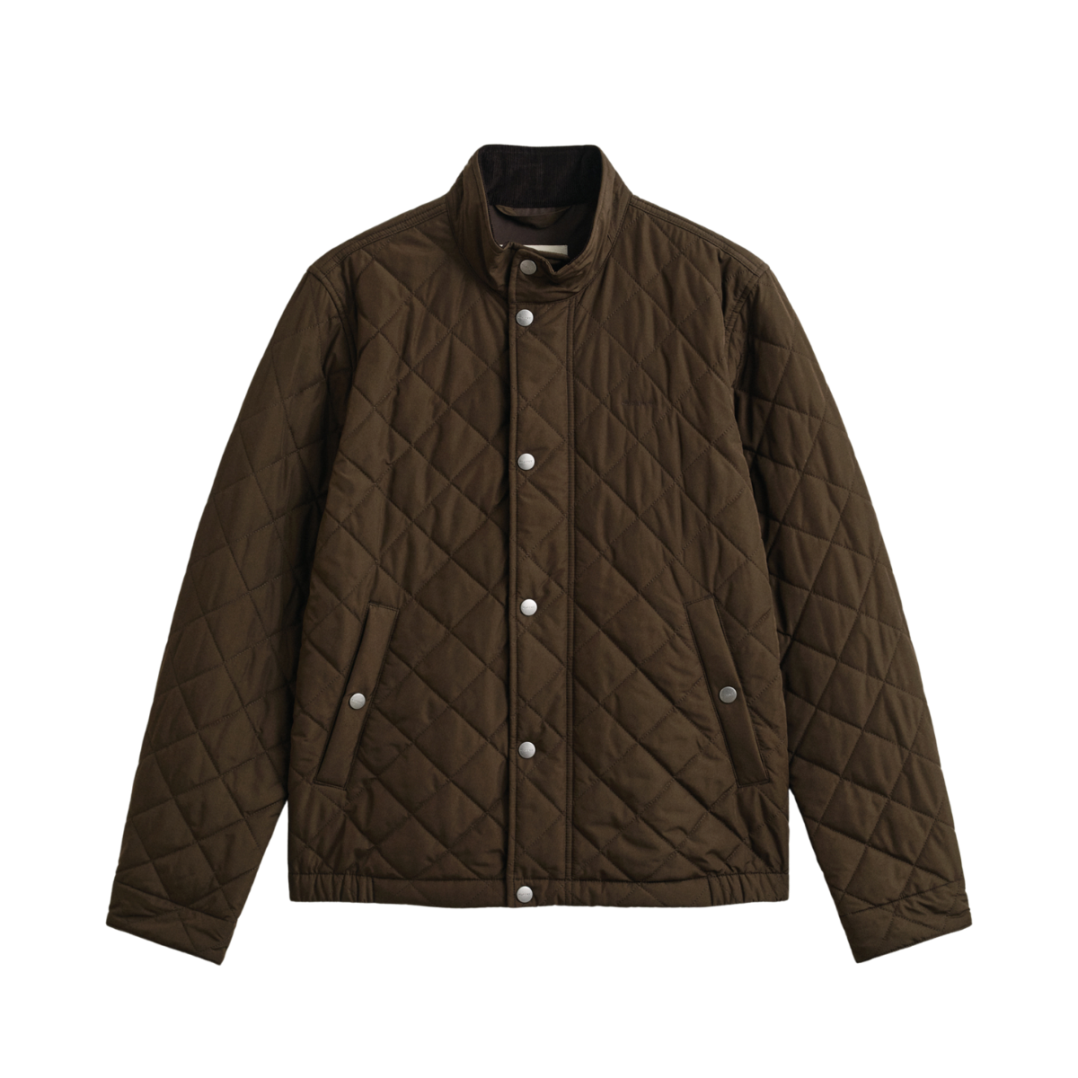 Quilted Jacket - Black Brown