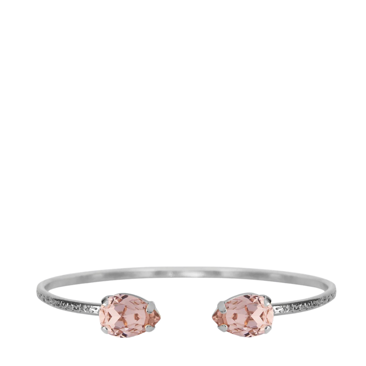 Petite Drop Bracelet Rhodium - 0601 Vintage Rose