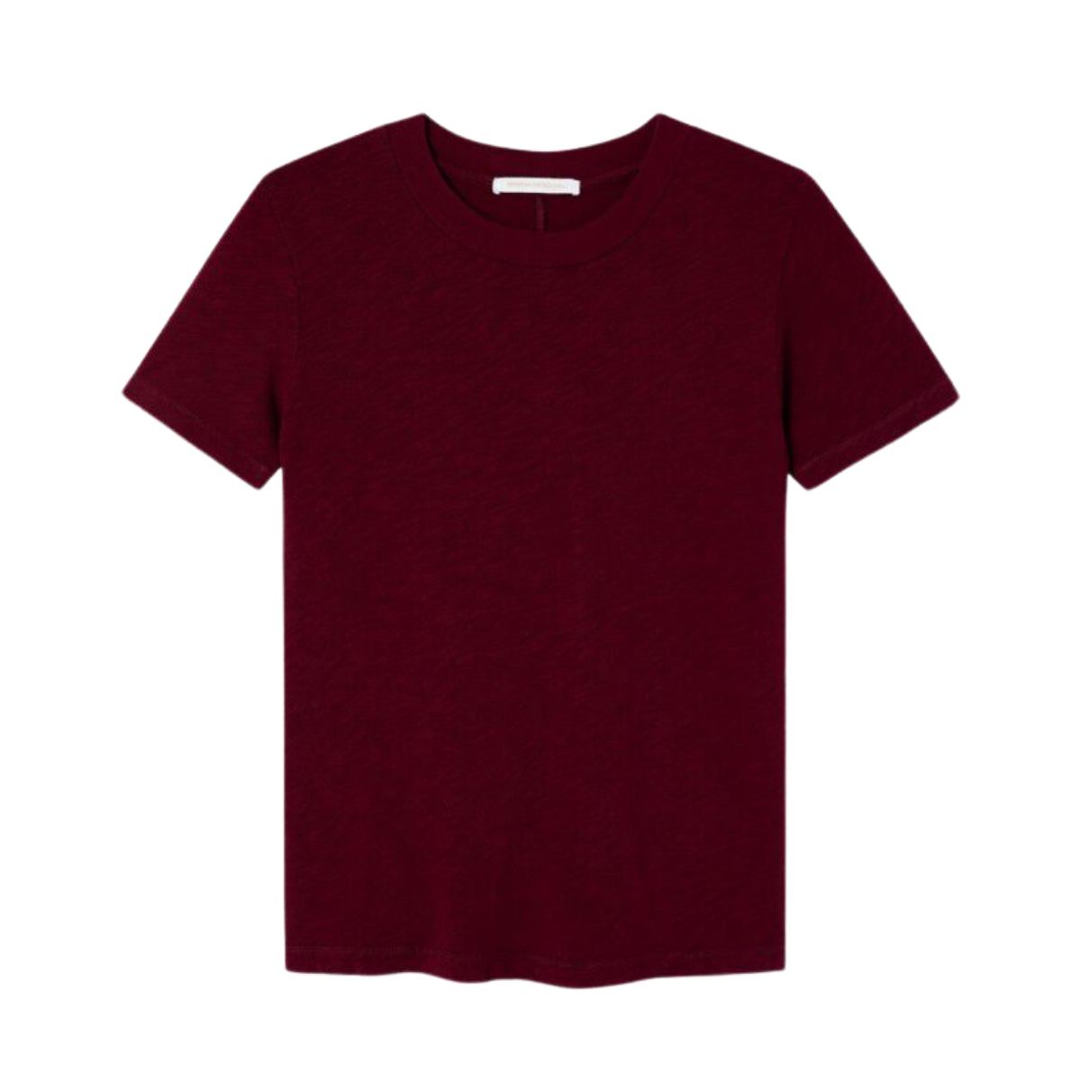 T-Shirt Ajuste Mc Col Rond - Cerisier Vintage