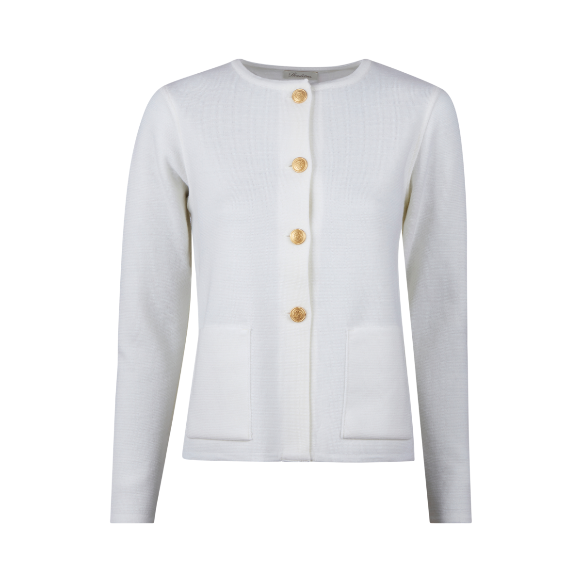 Stina Knit Cardigan - White