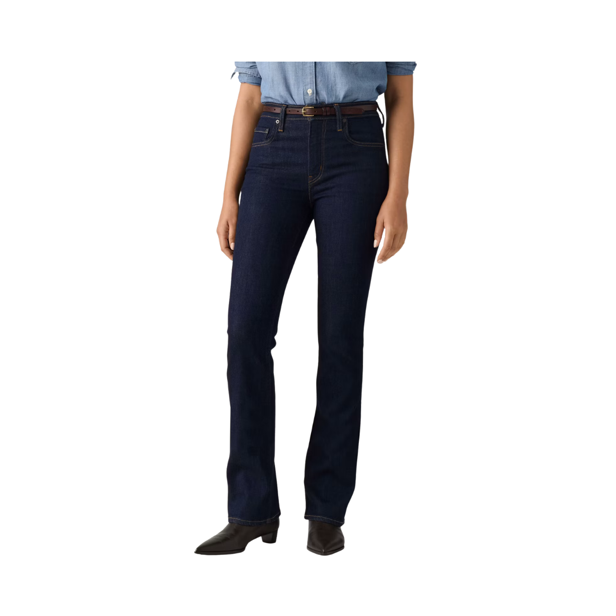 725 High Rise Bootcut - True Blue Rinse