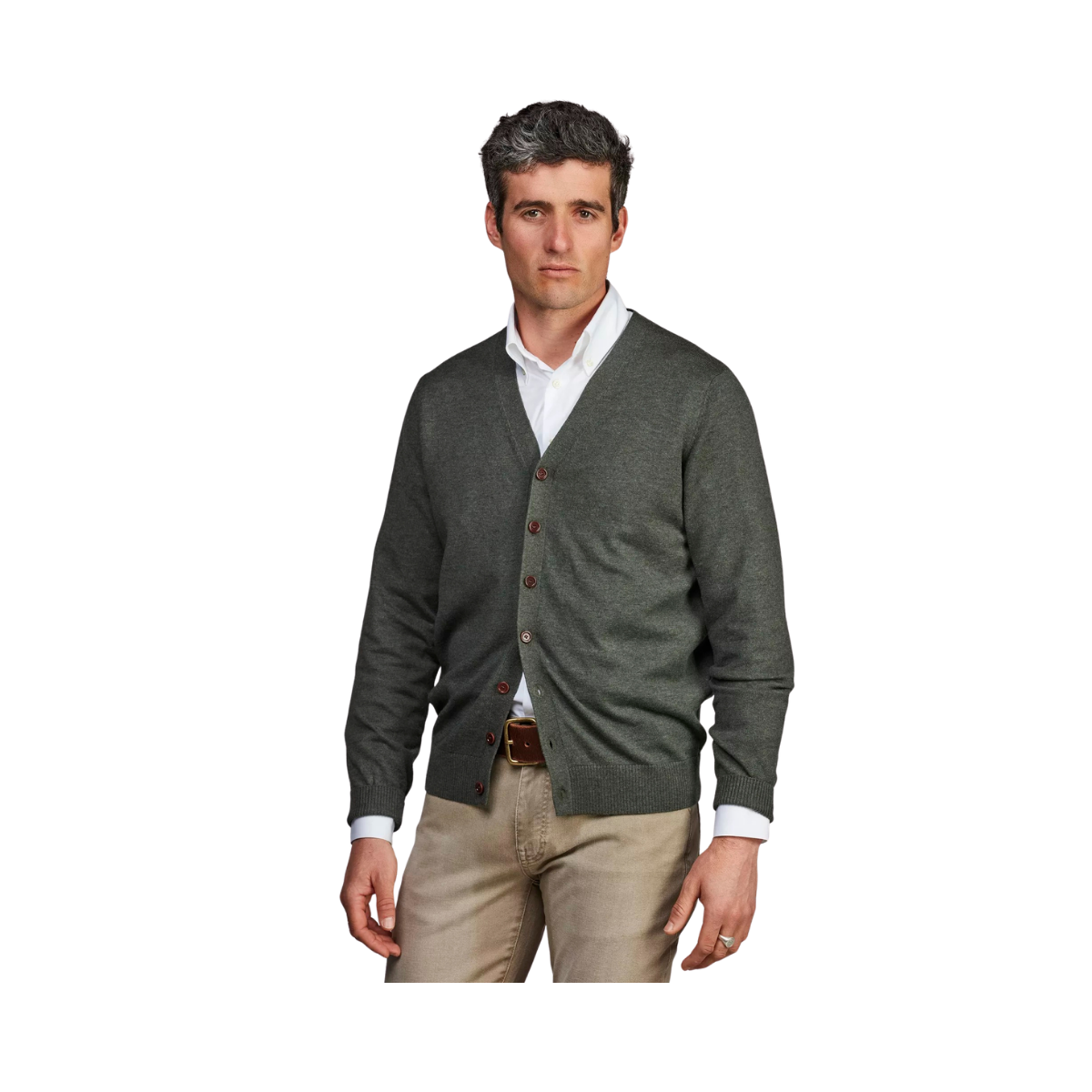 Classic Cardigan - Dark Green