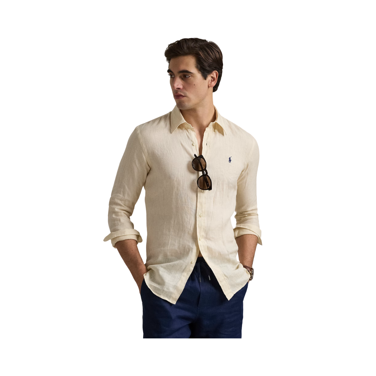 Long Sleeve Sport Shirt - Full Cream