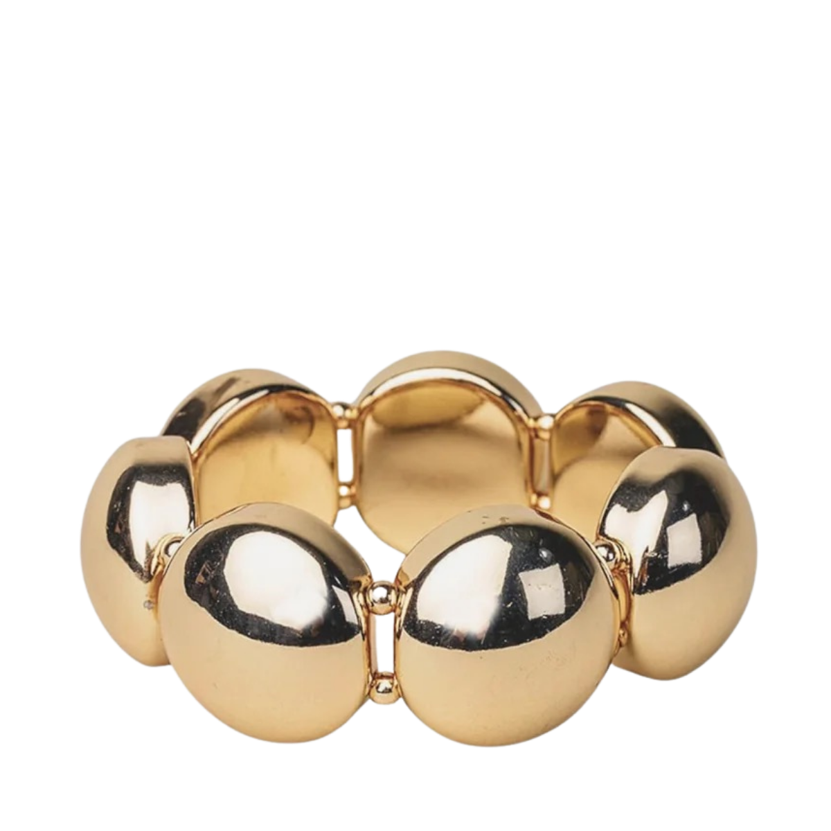 Big Elastic Bracelet - Gold