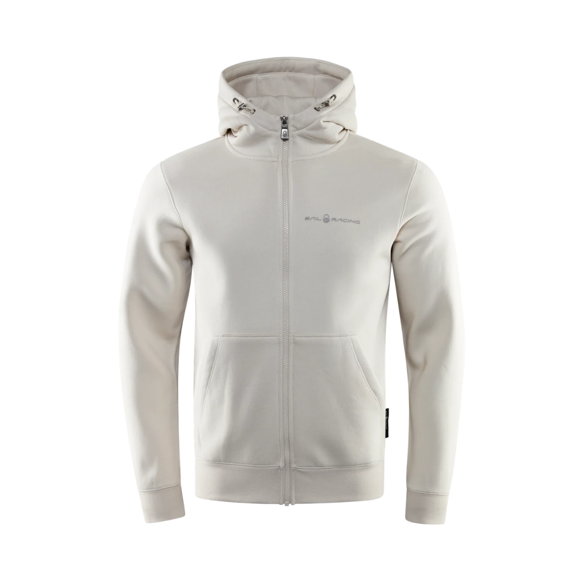 Bowman Logo Zip Hood - Ecru