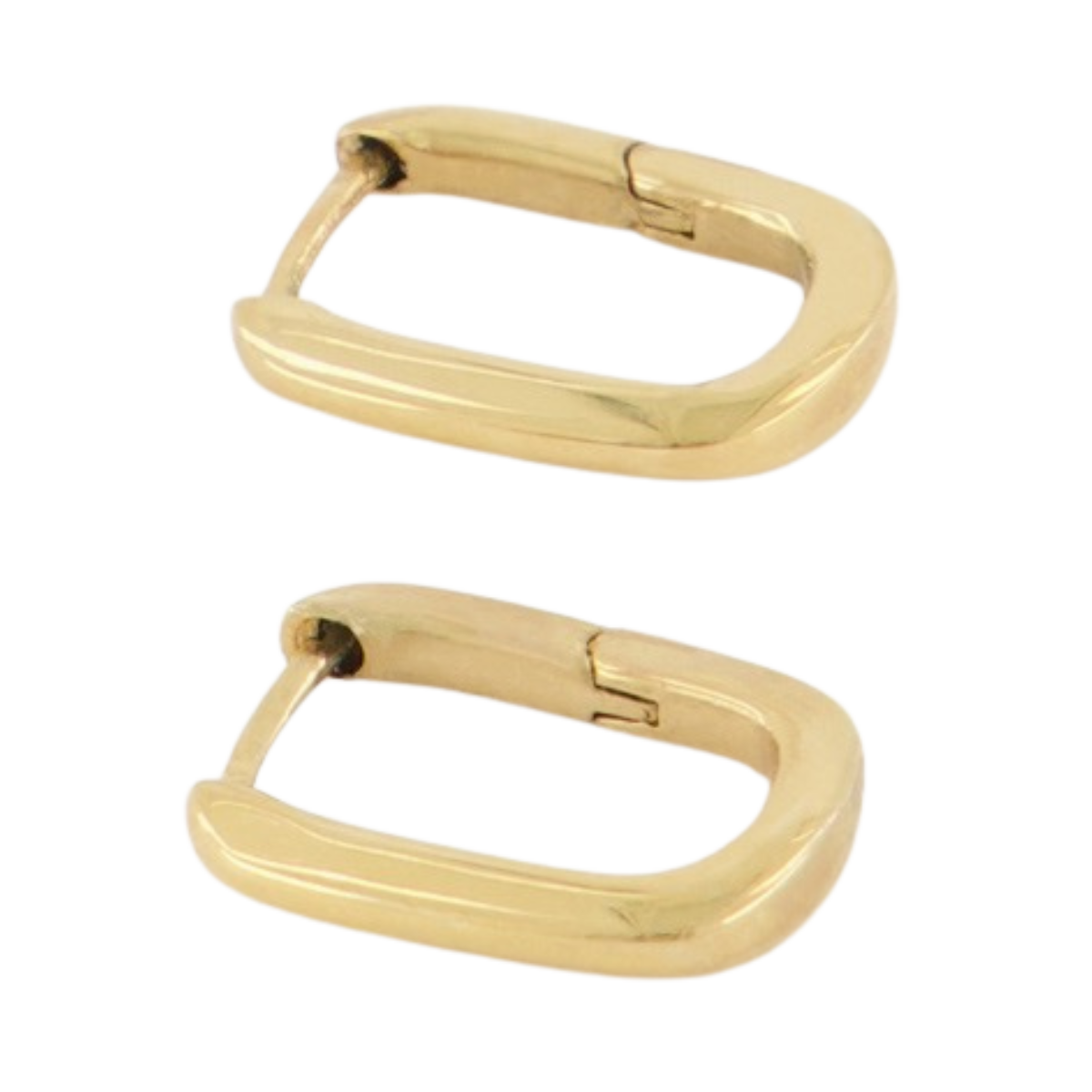 Oorbellen Ovaal Klein - 1200 Gold