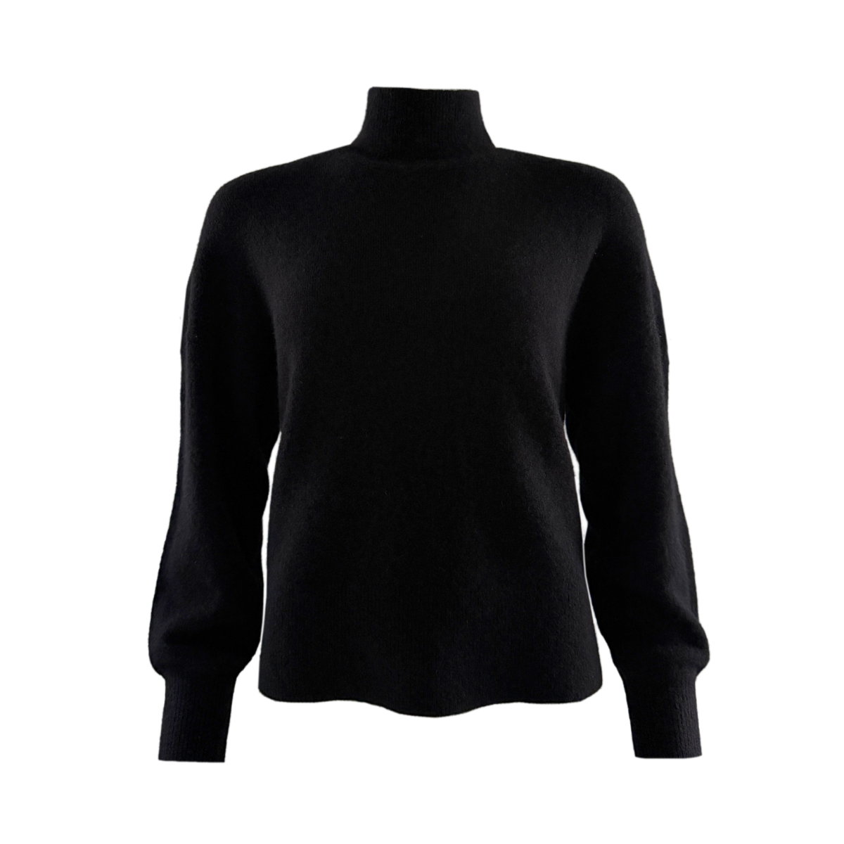 Frida Mock Neck - Black