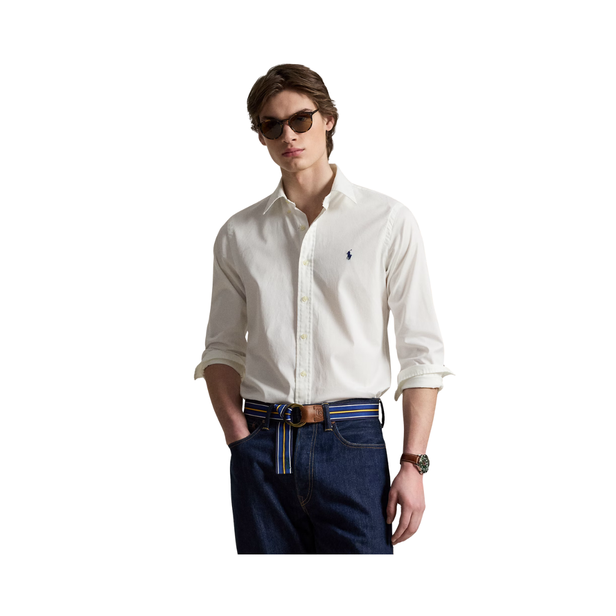 Woven Sport Shirt - White