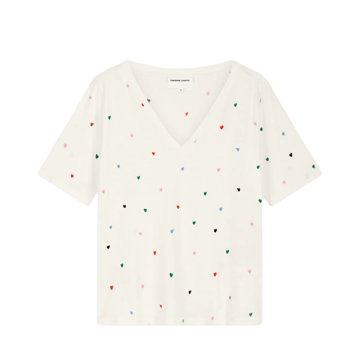 Phil V-Neck T-Shirt - Cozy white
