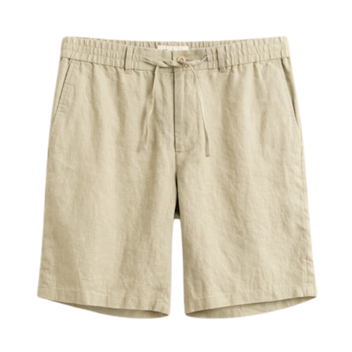Reg Linen DS Shorts - Oat Beige