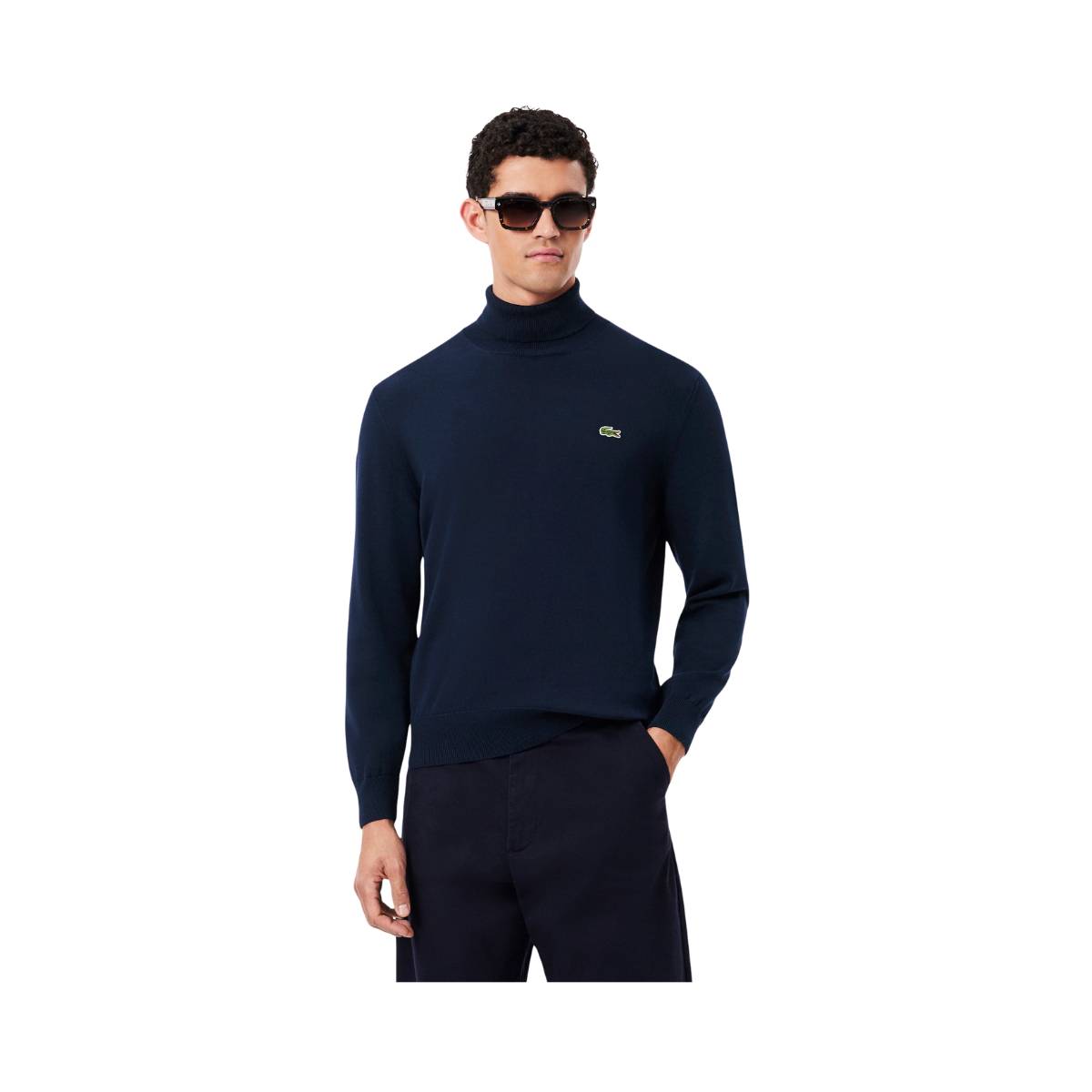 Turtleneck Sweater - Navy Blue