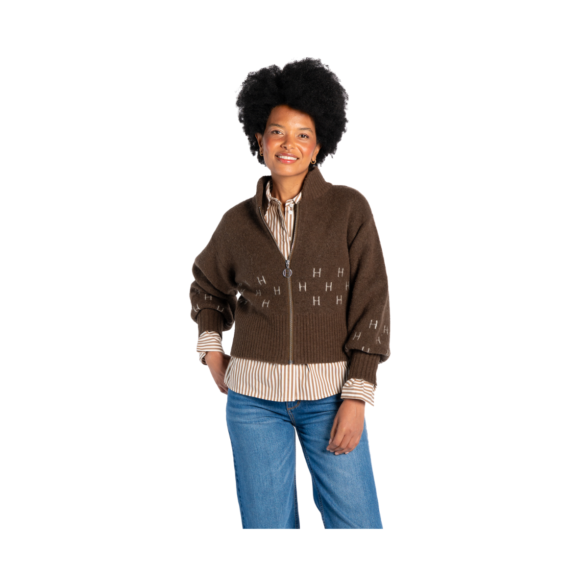 Märtha Short Jacket - Dark Earth