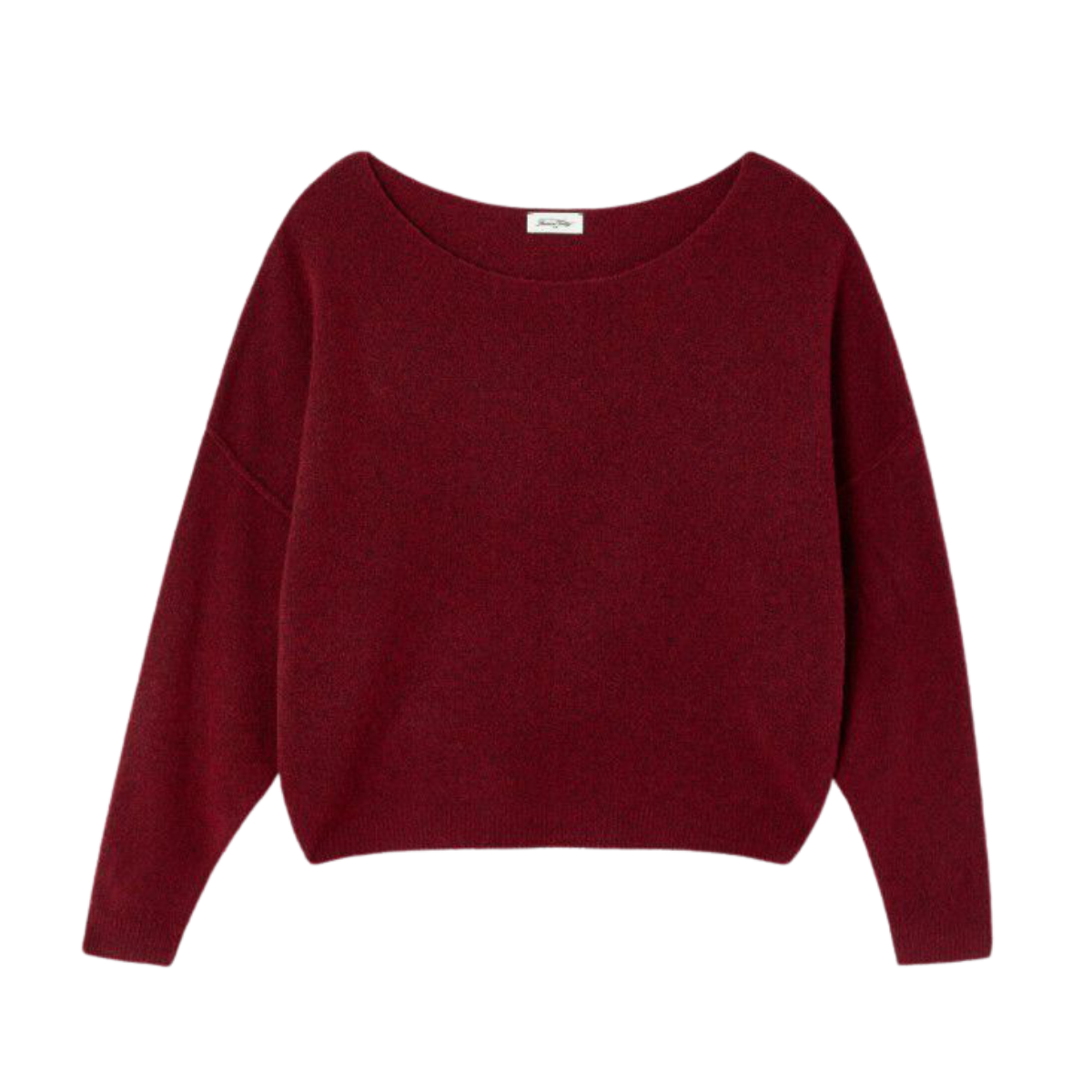 Pull Boule Ml Col Bateau - Cerisier Chine