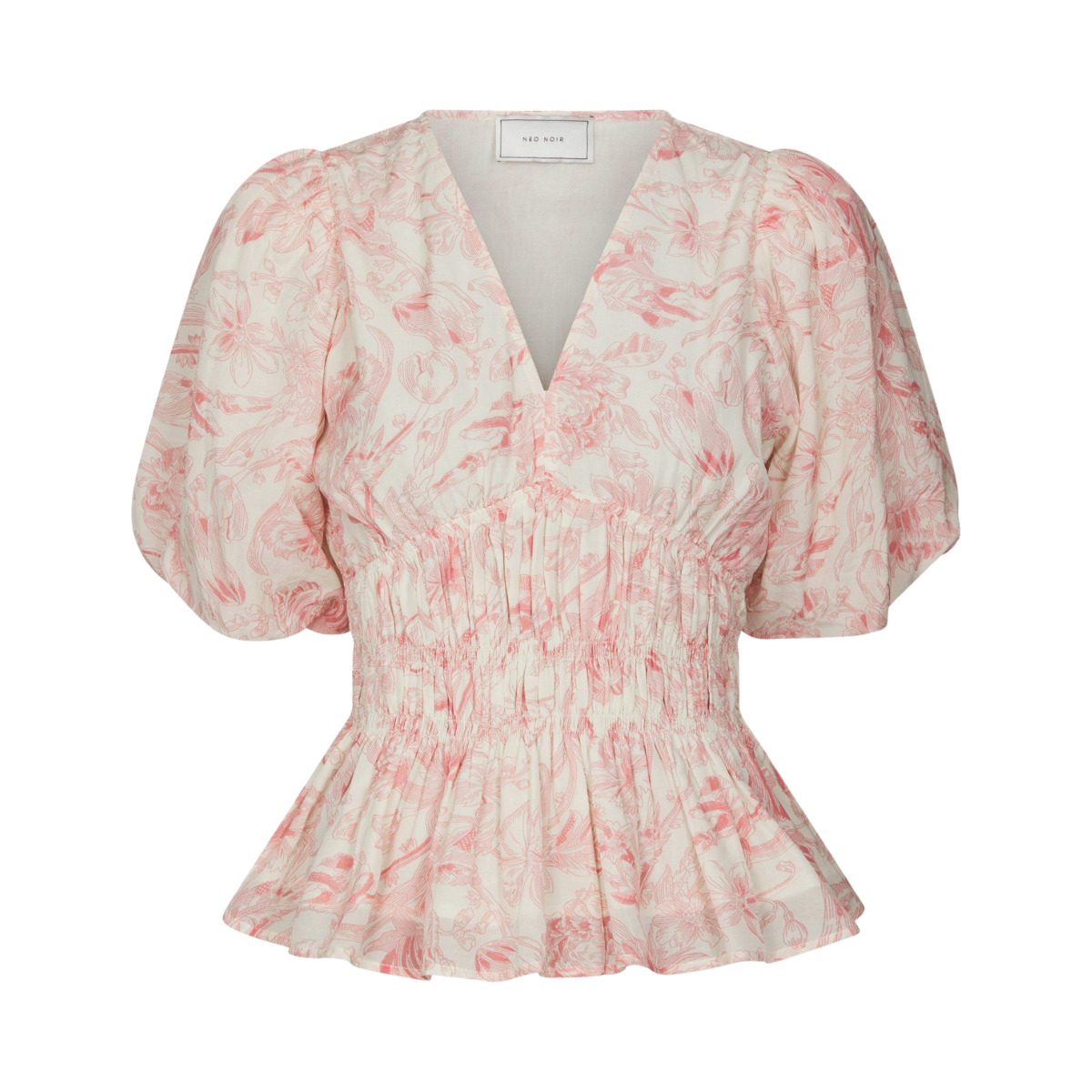Minutti Print Blouse - Off White