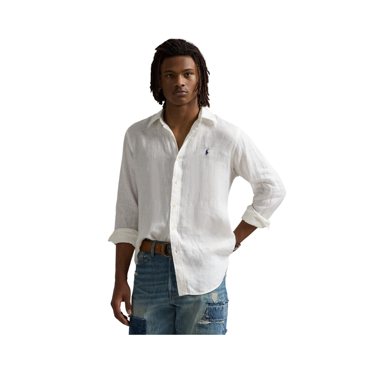 Long Sleeve Sport Shirt - Ceramic White