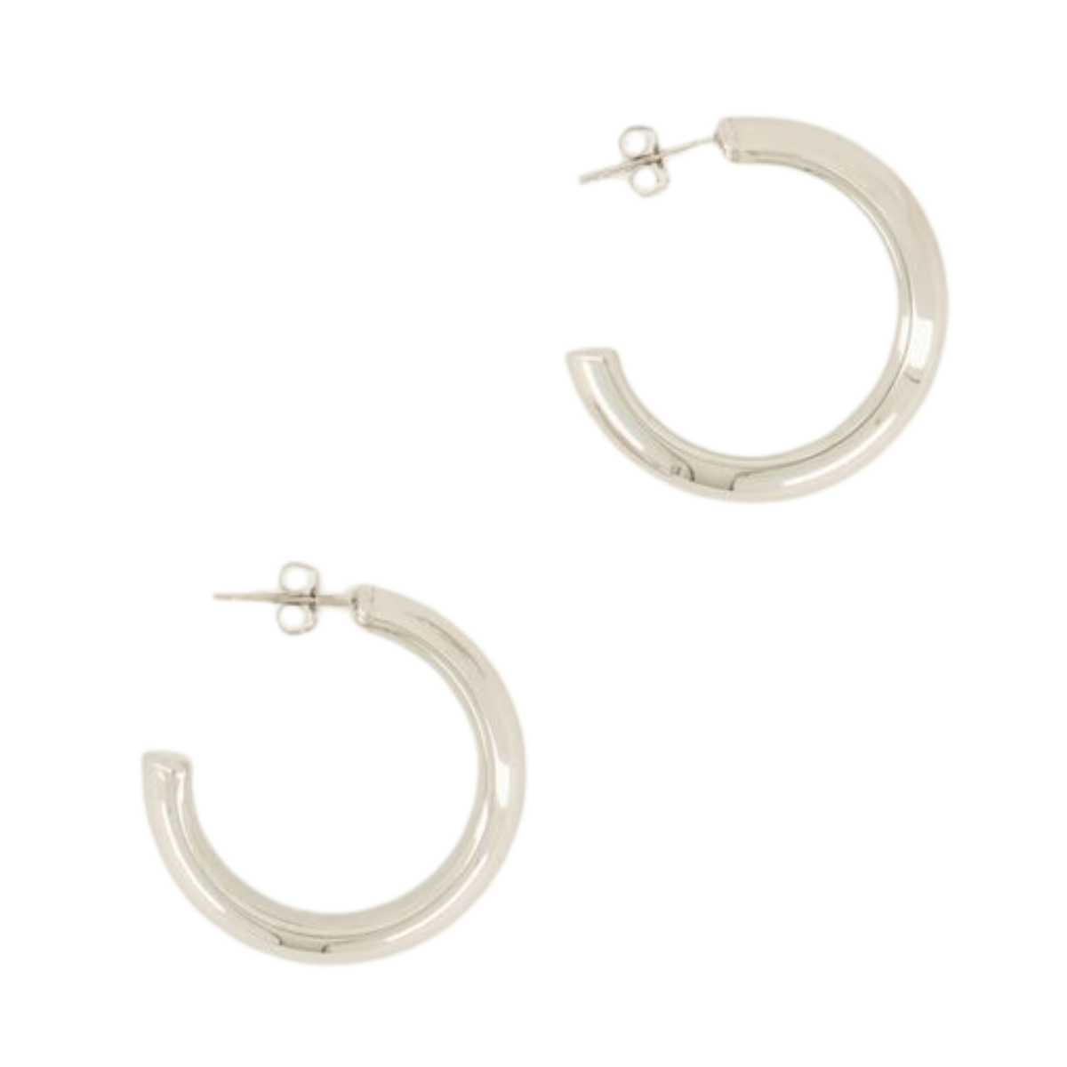 Earring Hoops Small - Silver