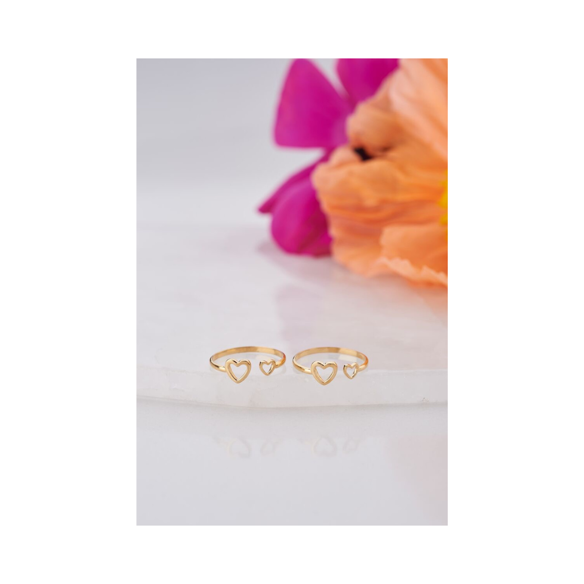 Ring mother & daughter 2pcs - 1200 Gold