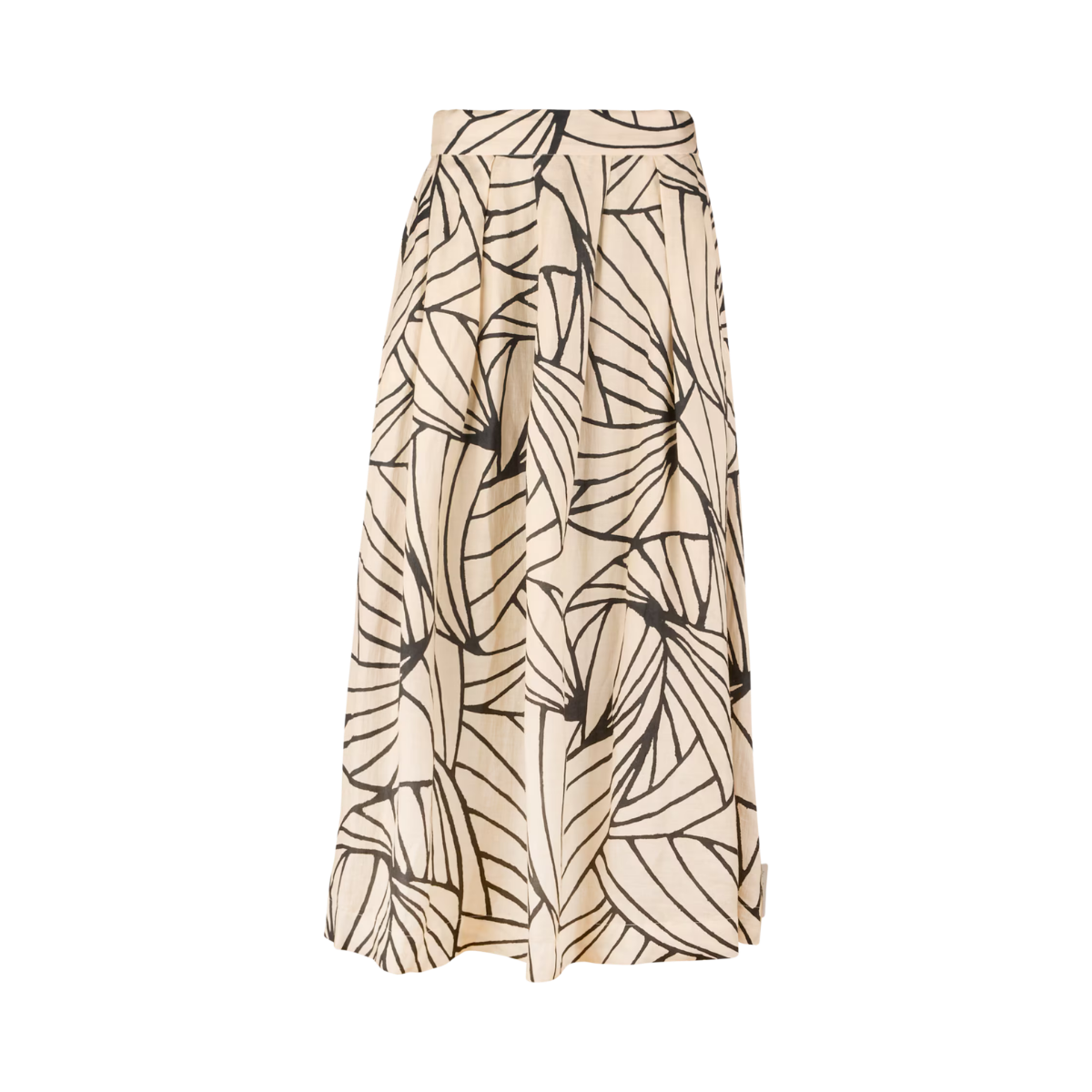 Kathryn Skirt - Light Beige Pattern