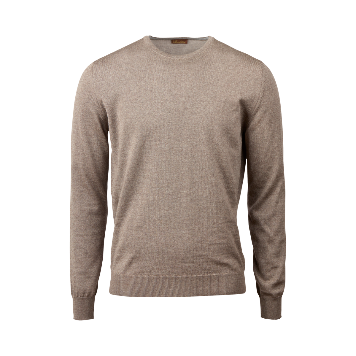 Merino Extrafine Crew Neck - Light Brown