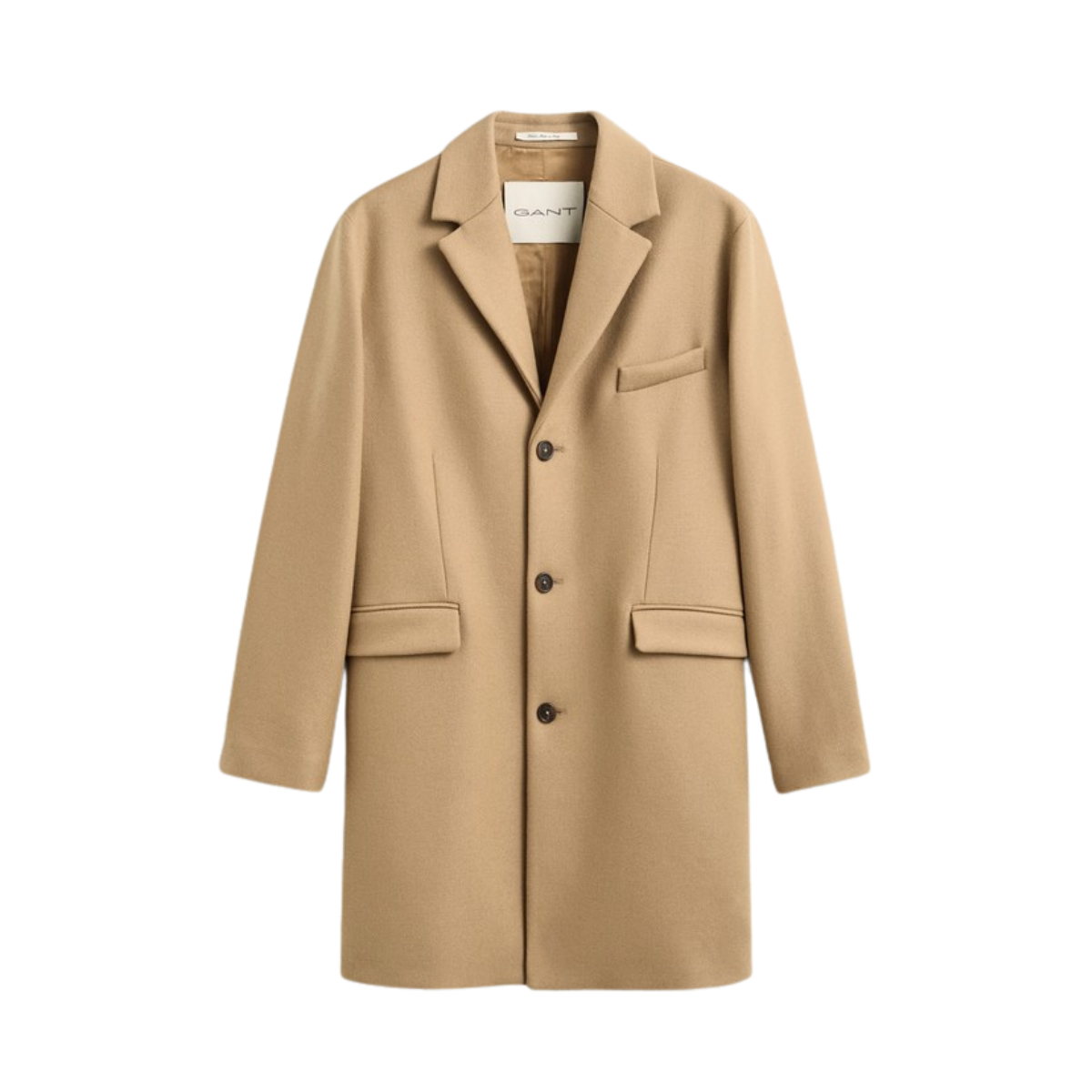 Classic Wool Coat - Light Taupe