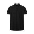 Linen polo - Black Jet