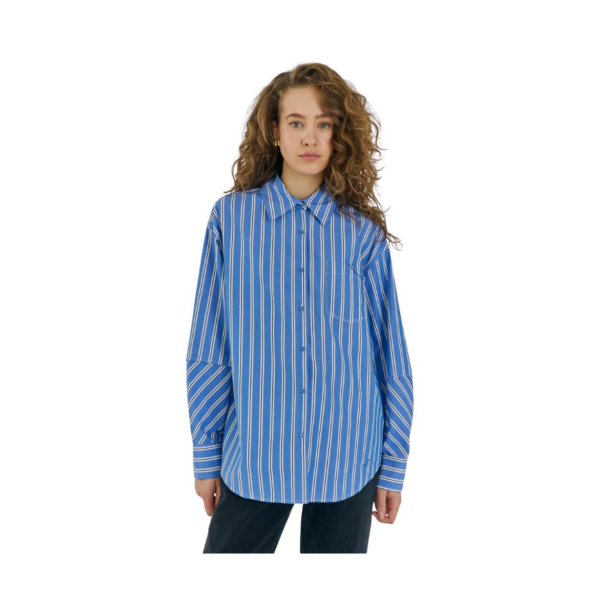 Nicci Shirt - Off-White Stripe