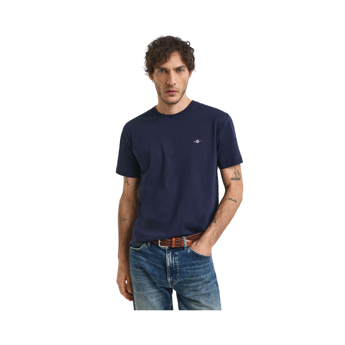 Shield SS T-Shirt - Evening Blue