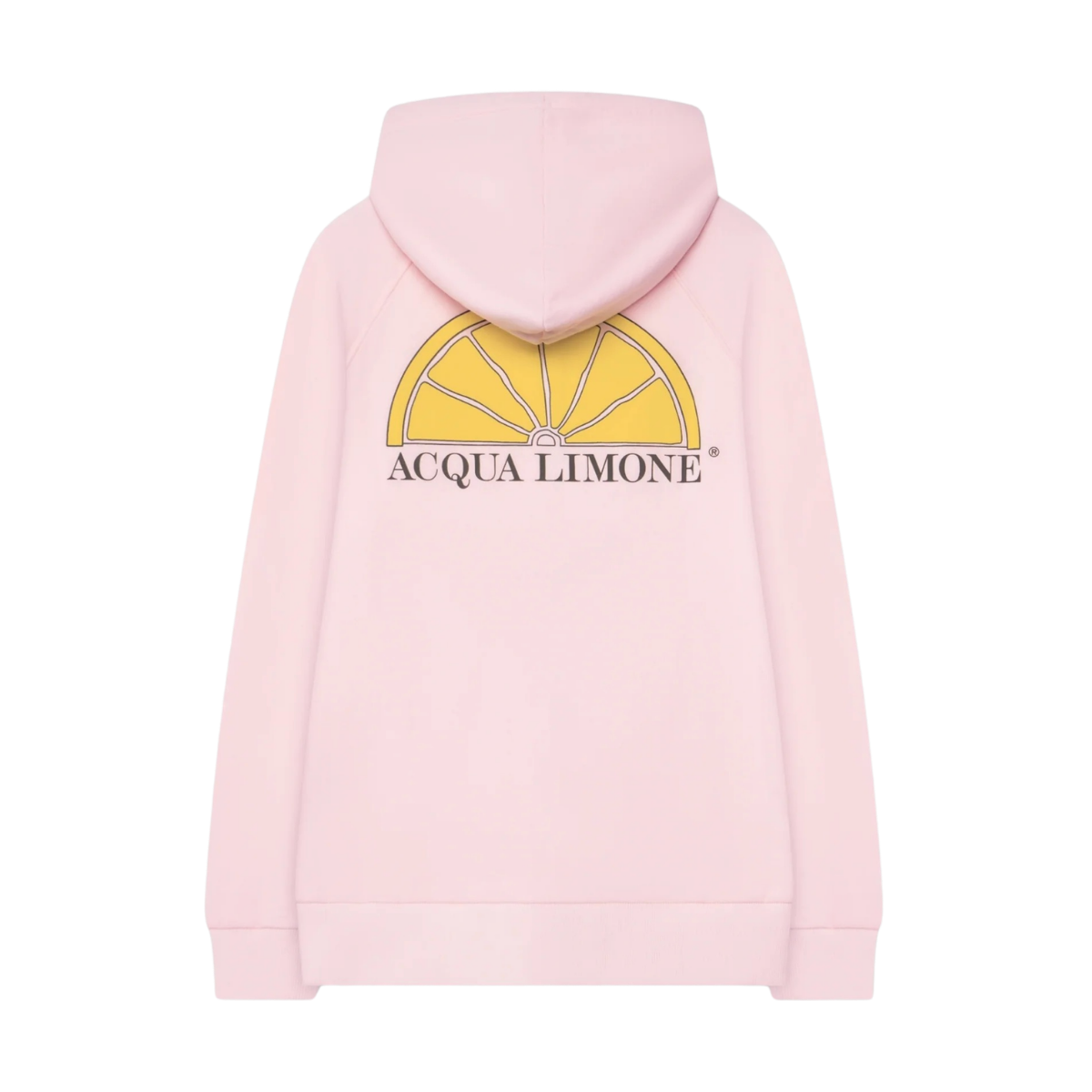 Washed Zip Hoodie - Pale Pink
