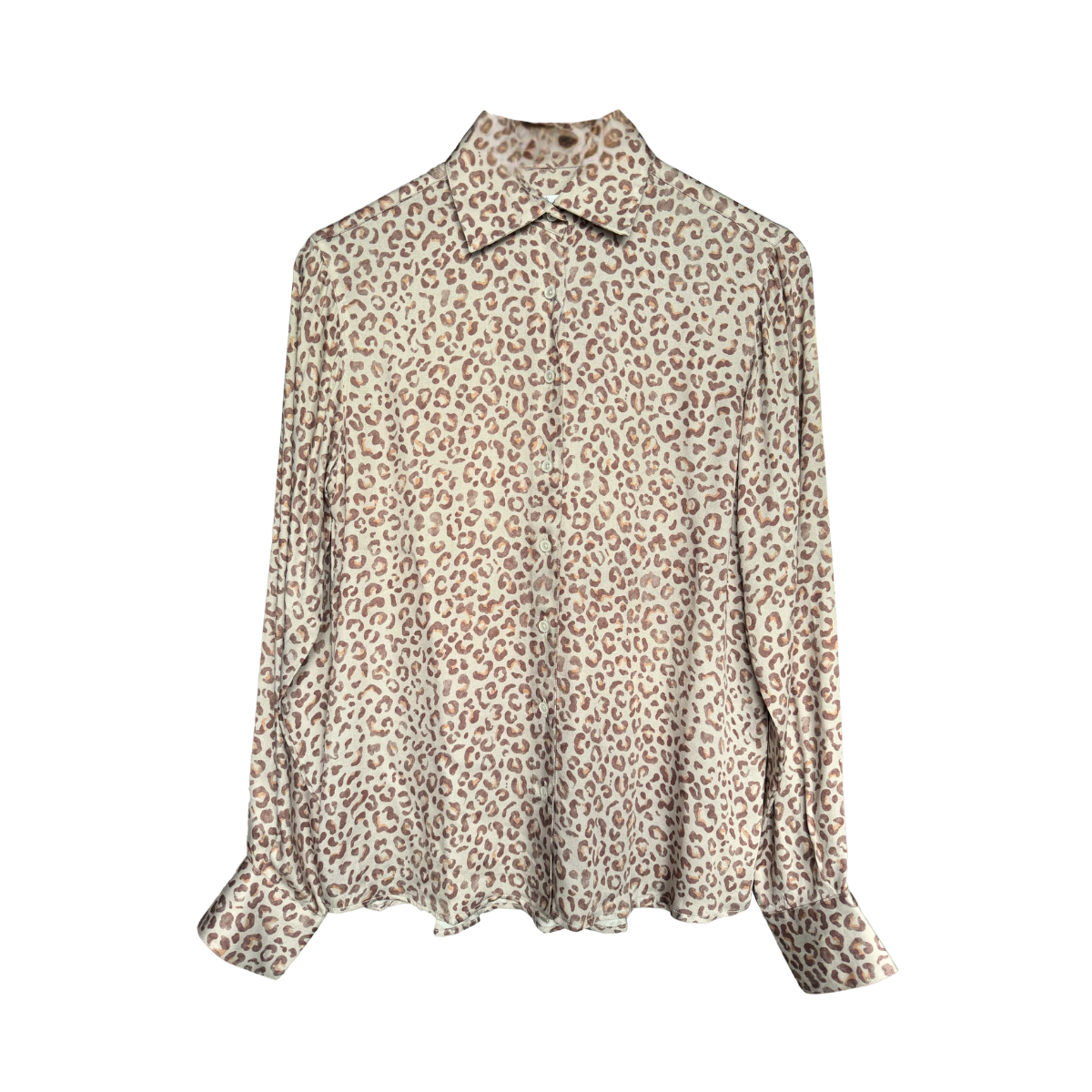 Siri Shirt - Light Beige Pattern