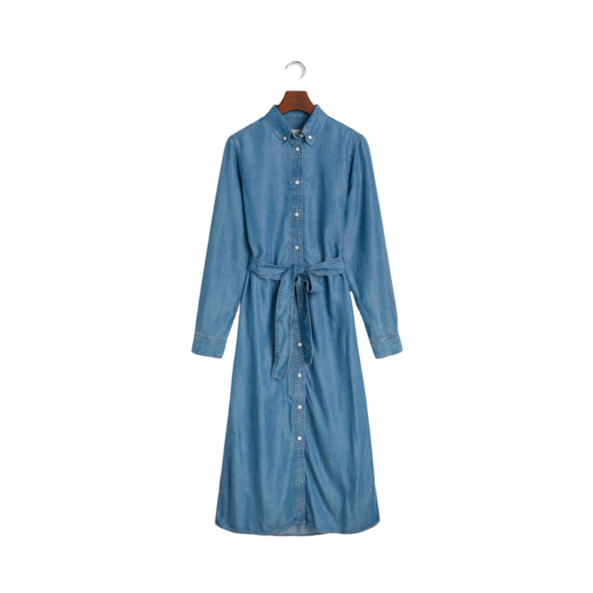 Reg Chambray Shirt Dress - Light Indigo