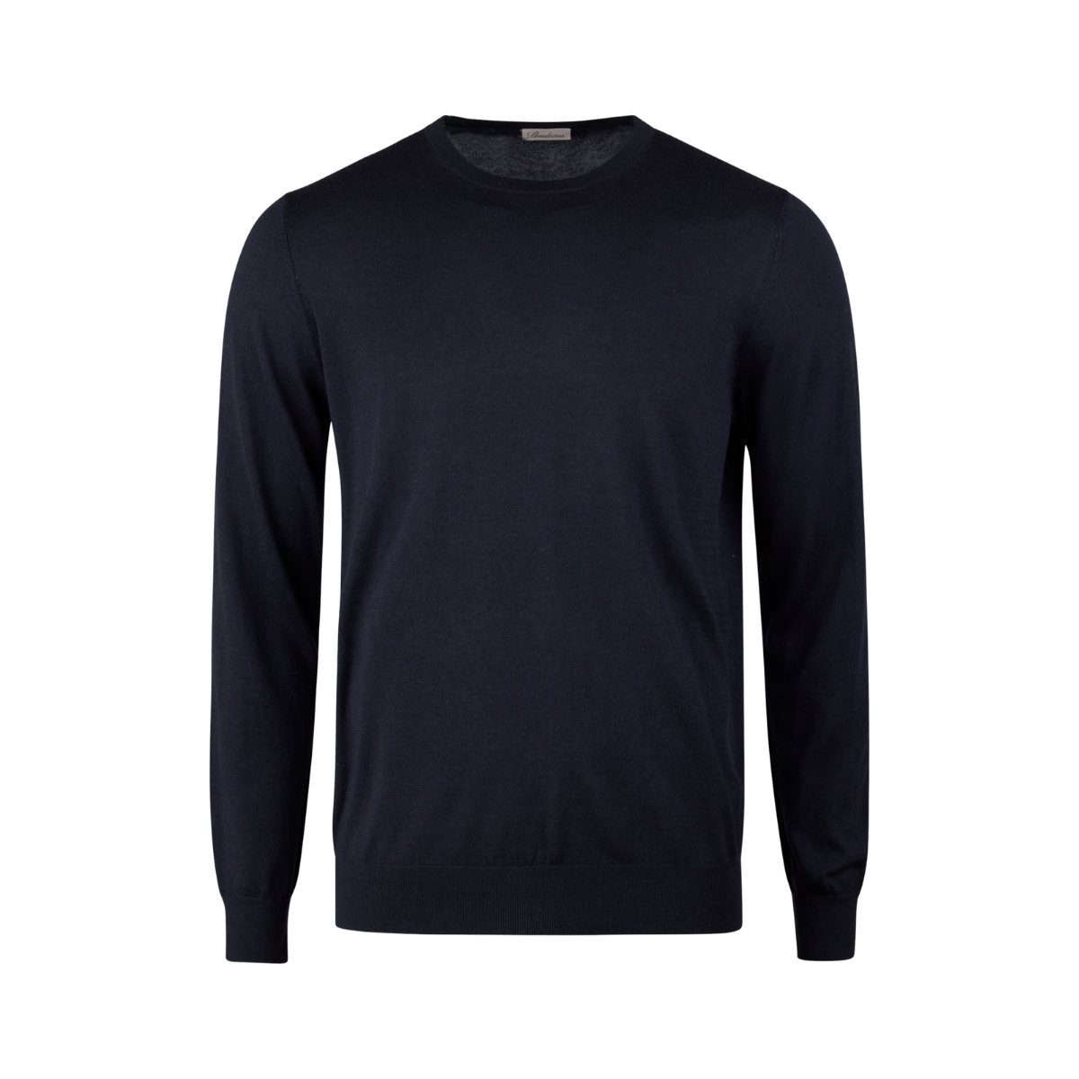 Sweater Knitted Crew Neck - Navy