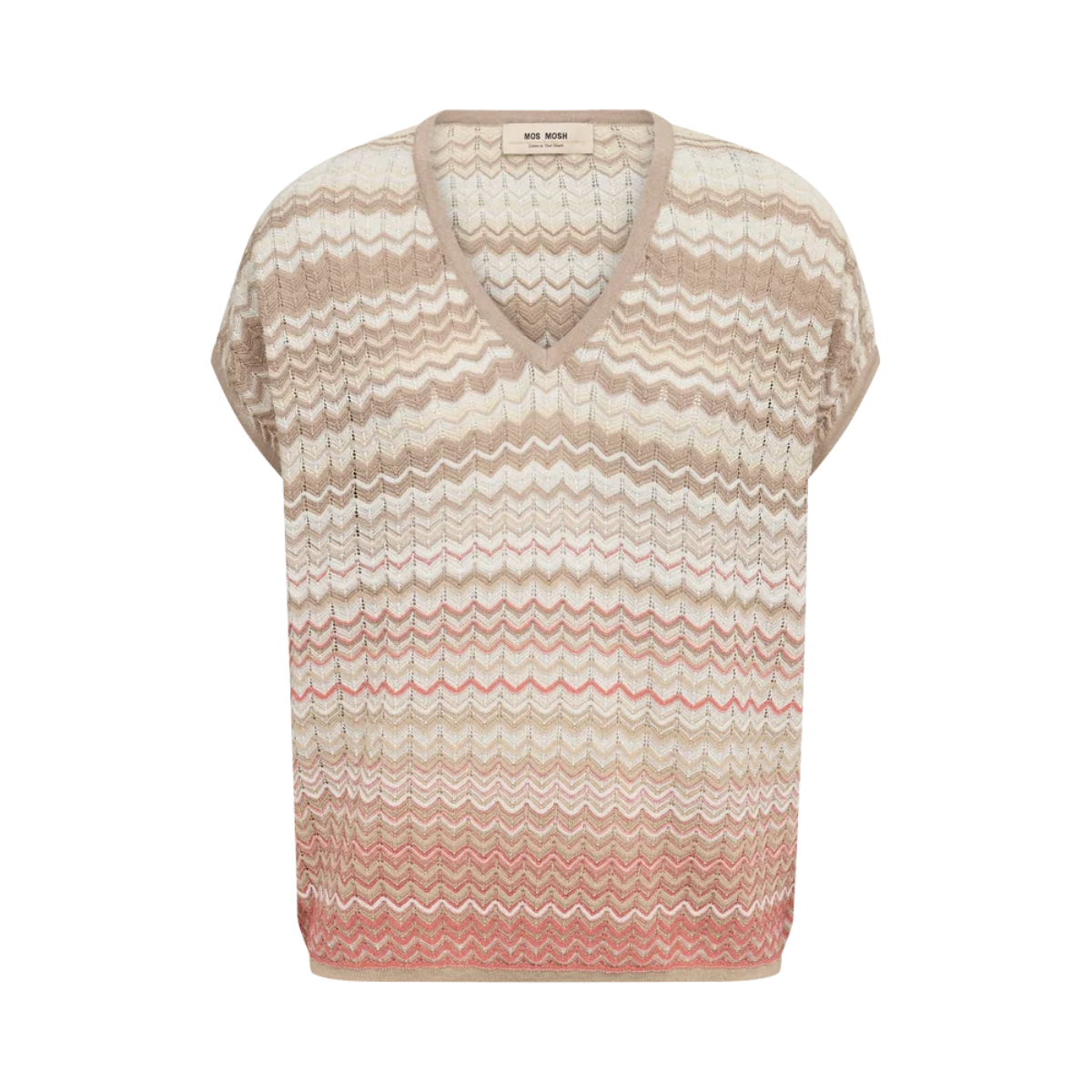 MMShani Zig Zag Knot Knit - Ecru