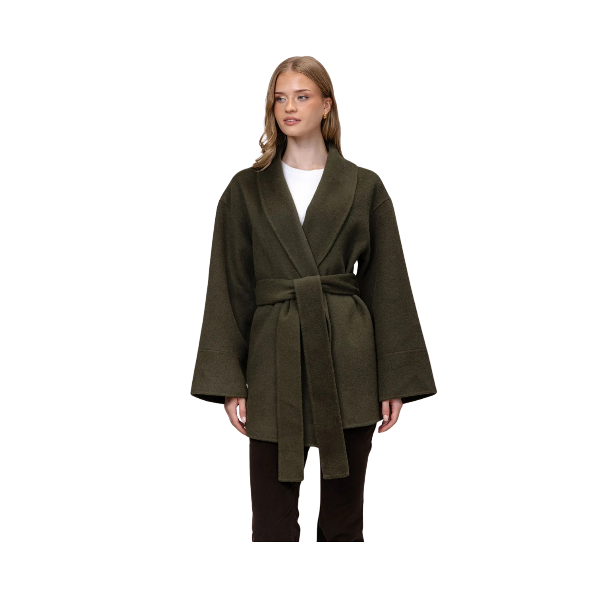 Federica Coat - Dark olive