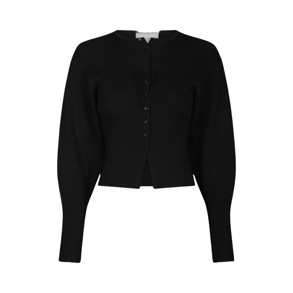 Briano Stitch Knit Cardigan - Black