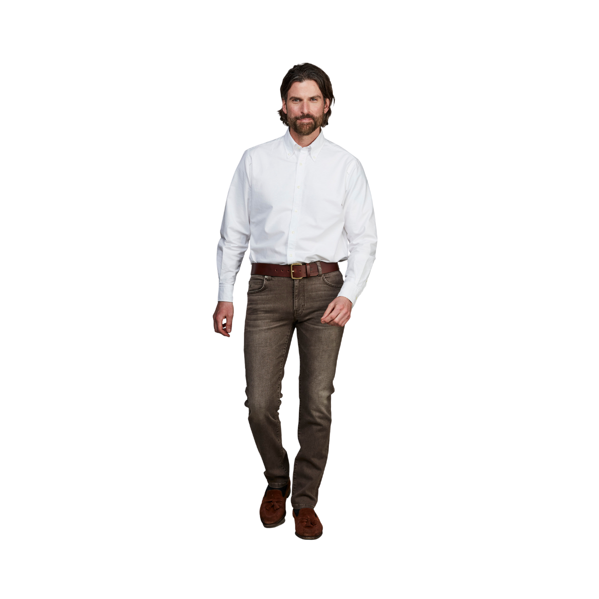 5-Pkt Cape Town Brown Denim - Brown